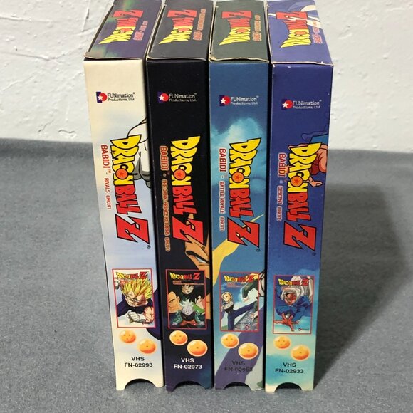 Dragon Ball Z Babidi Saga Uncut 4 VHS Tape Complete Set Anime Funimation 2001 - Picture 2 of 12